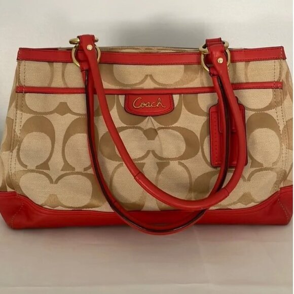 Coach Handbags - Coach - Signature Carryall Handbag